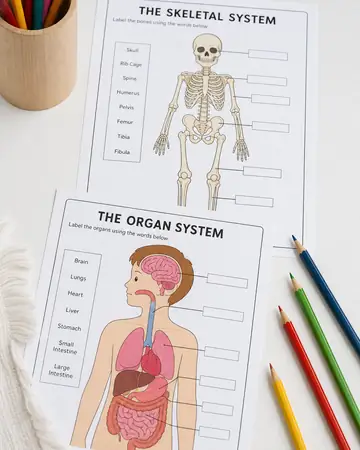 Body Quest Basics — Human Systems Activity Pack kids printable cover